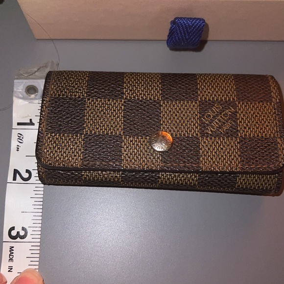 Authentic Louis Vuitton Brown Damier Ebene Key Holder w/ Dust Bag & Box - Picture 5 of 12